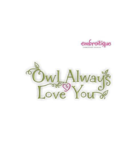Owl Always Love You