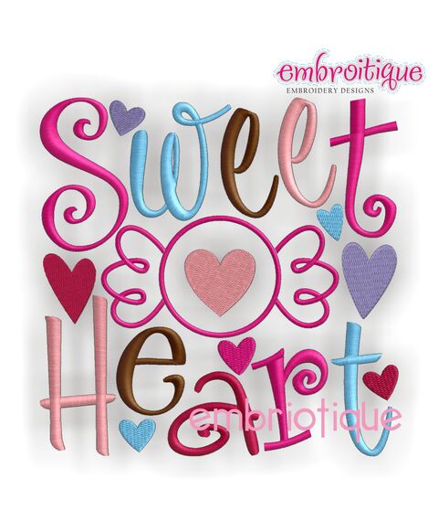 Sweet Heart Block Candy Valentine's Day