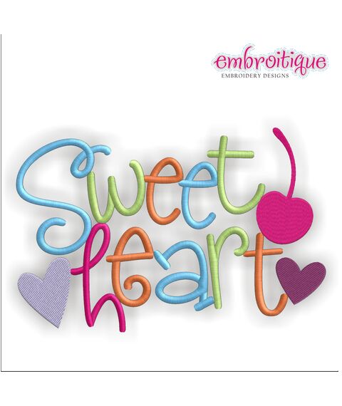 Sweetheart Word Jumble Block