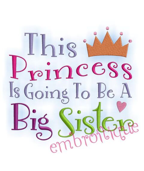 This Princess is Going to be a Big Sister