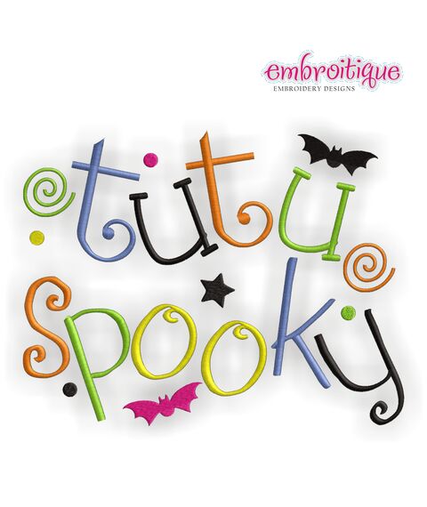 TuTu Spooky Halloween Design