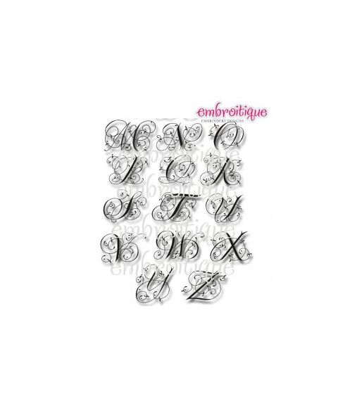 Maisie Monogram Font Set - 4" and 5", 3 image