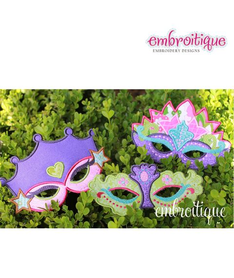 Princess Mask set - Halloween - Mardi Gras, 2 image