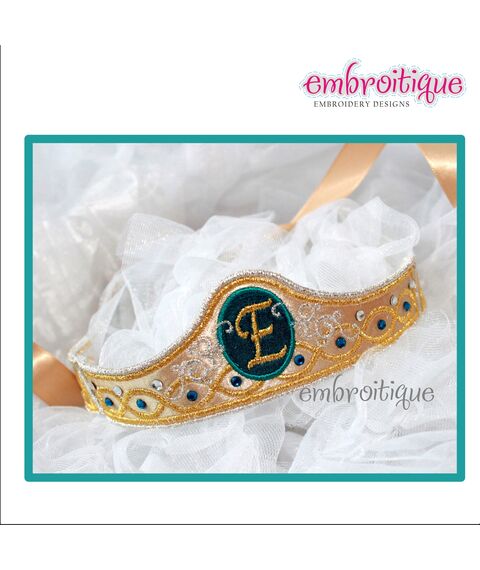 Fairytale Princess Crown - All done in the hoop, 2 image