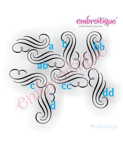 Flourish 3 - Beautiful Accent and Embellishment to Frame your Monograms and Fonts