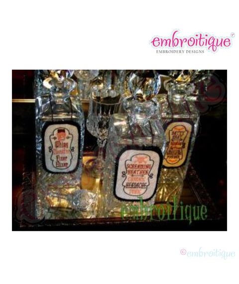 Halloween Potion Bottle Labels Set 2 - Great for Hostess Gifts, 2 image