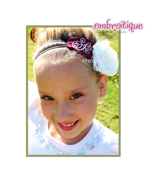 In the Hoop Headband with Elastic - all hoop sizes included, 2 image
