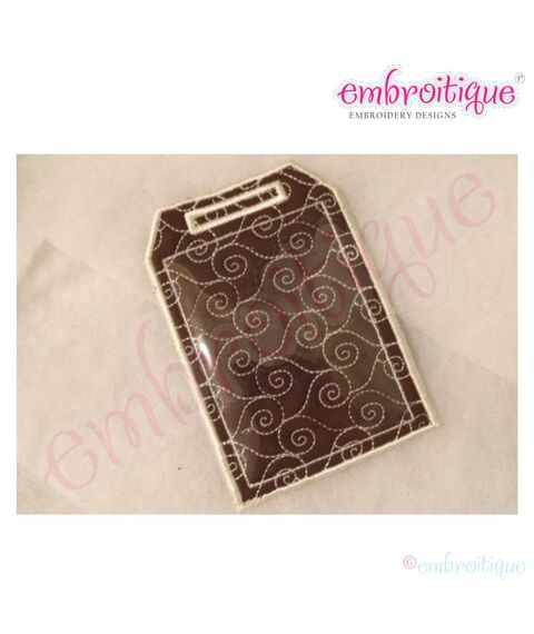 Luggage Tags - Chic Swirl Motif, 2 image