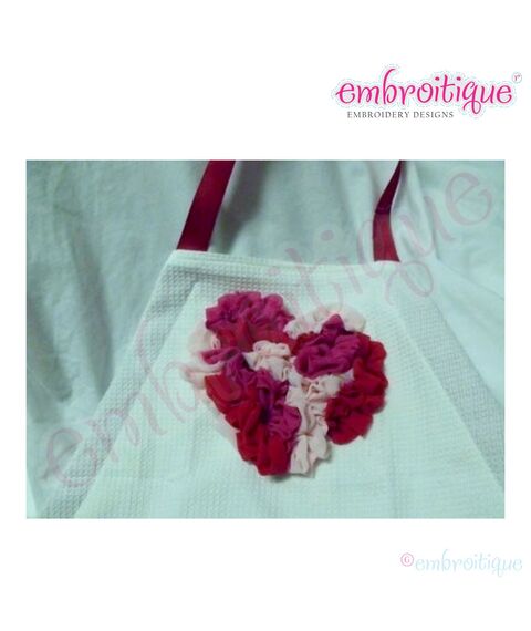 ITH Shabby Sweet Heart Applique and Apron Instructions, 2 image