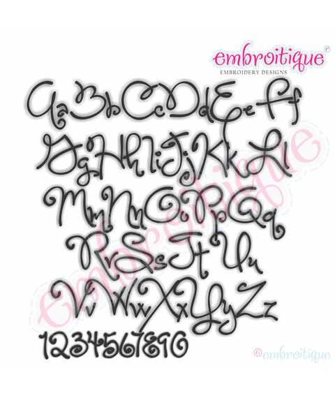 Smooches and Snuggles Monogram Font Set, 2 image