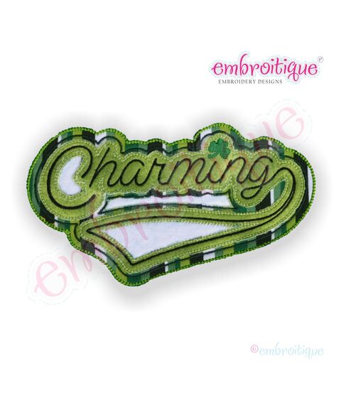 Charming Sporty Baseball Style Raw Edge Applique for St. Patrick's Day, 2 image