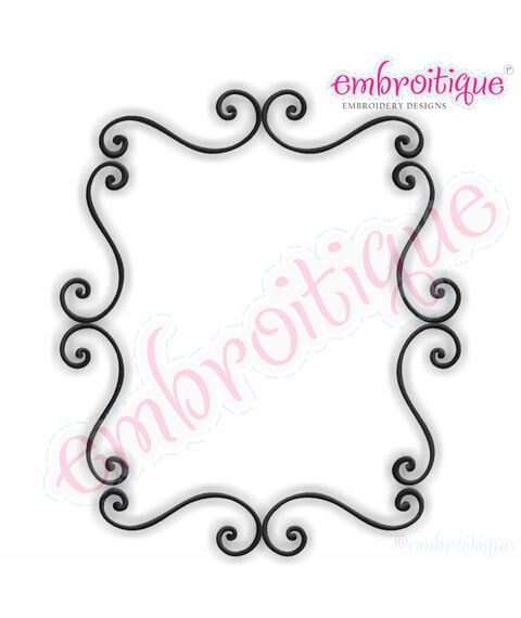 Gordon Monogram Font Frame, 2 image