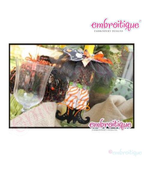 ITH Wine Bottle Spider Web Accent - Halloween - Perfect Hostess Gift, 2 image