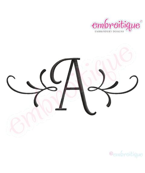 Adams Accented Initials Monogram Set