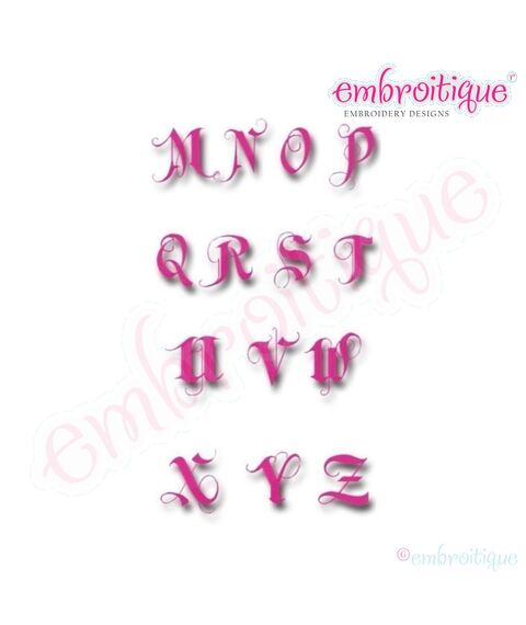 Amelia Monogram Set- BX files included