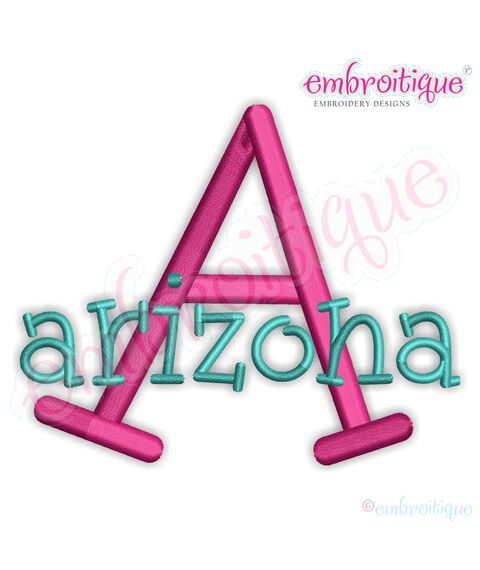 Arizona Monogram Set