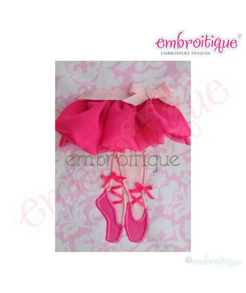 Ballerina Feet Dance Shabby Sweet Design