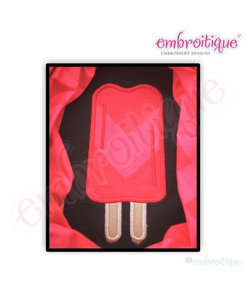 Double Popsicle Summer Applique