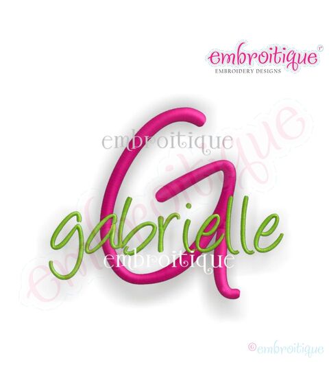 Gabrielle Monogram Set - BX files Included