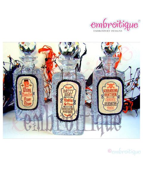Halloween Potion Bottle Labels Set 2 - Great for Hostess Gifts