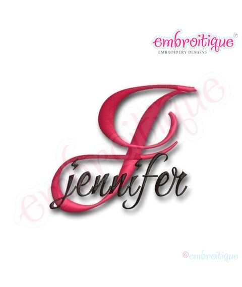 Jennifer Monogram Script