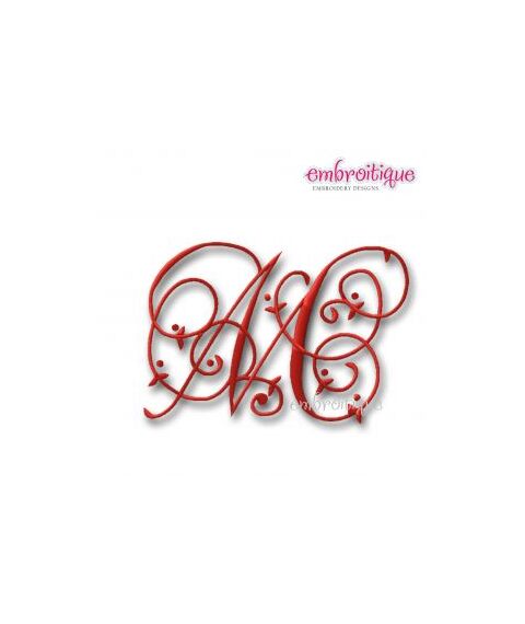 Maisie Monogram Font Set - 2" and 3"
