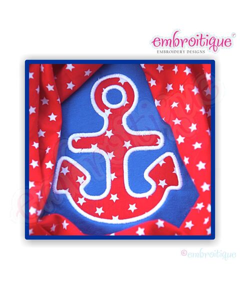 Nautical Anchor Cruise Applique