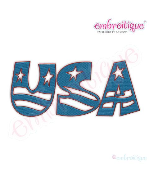 Patriotic 4th of July Monogram Set - USA
