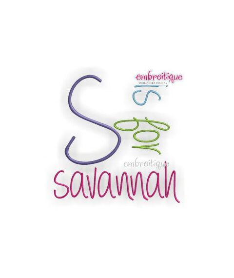 Savannah Monogram Set - great for boys and girls