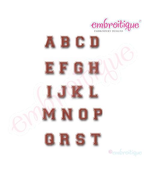Sporty Letters and Numbers Monogram Set, 2 image