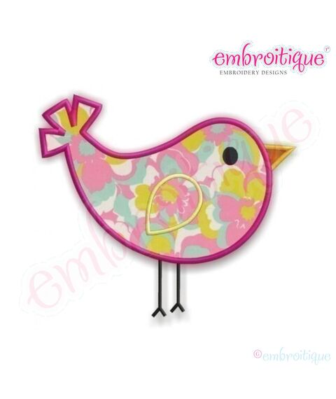 Springtime Birds and Trees - Bluebird Applique
