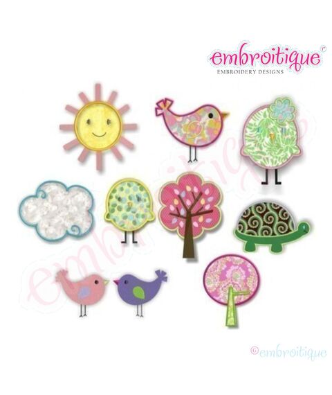 Springtime Birds and Trees - Complete Set