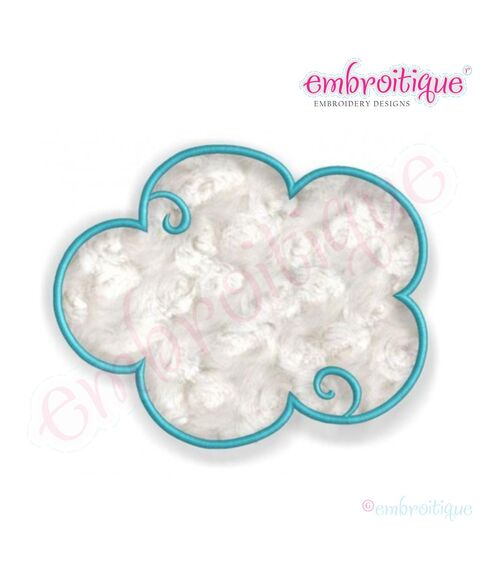 Springtime Birds and Trees - Fluffy Cloud Applique