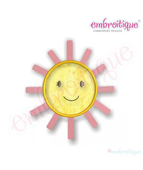 Springtime Birds and Trees - Smiling Sunshine Applique