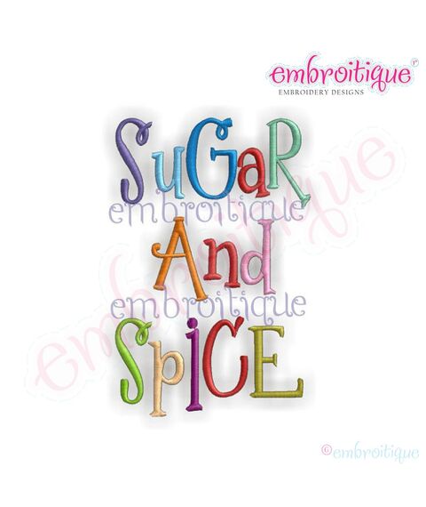 Sugar and Spice Whimsical Curly Monogram Set - BX files included