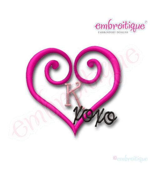 Valentine's Day Monogram Font Set
