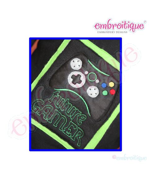 Video Gamer Raw Edge Applique Super Set - Future Gamers too - Awesome set for all ages