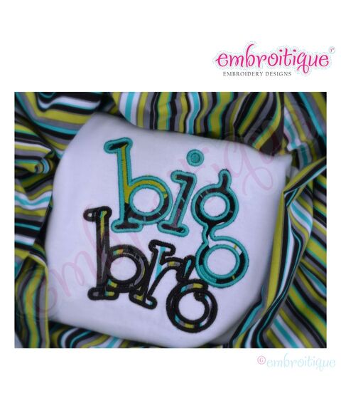 Wacky Big Bro Applique