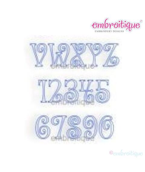 Beanie RAW EDGE Applique  Monogram Set