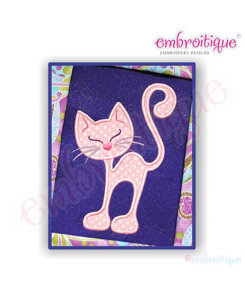 Curly Cat Applique, 2 image