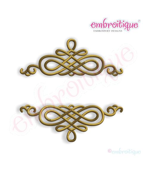 Graham Classy Swirl Font Frame