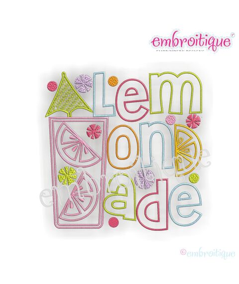 Lemonade Block Summer - 6 Designs Included, 2 image