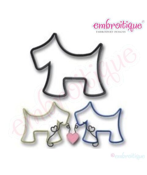 Stylish Scotties Design Set, 2 image