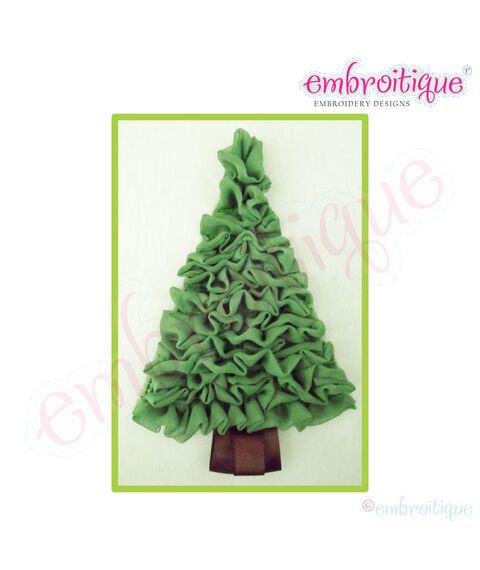 Shabby Sweet Ruched Christmas Tree, 2 image