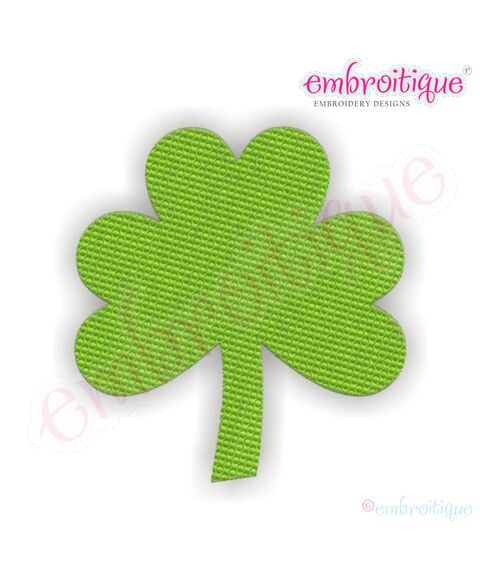 Shamrock Applique and Fill Stitch Set, 2 image