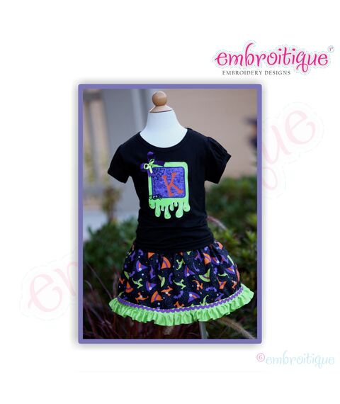 Slime Font Frame Applique, 3 image