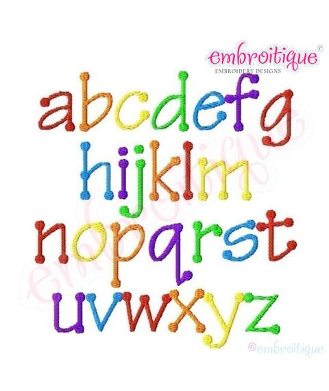 Tinker Toy Monogram Font Set, 3 image