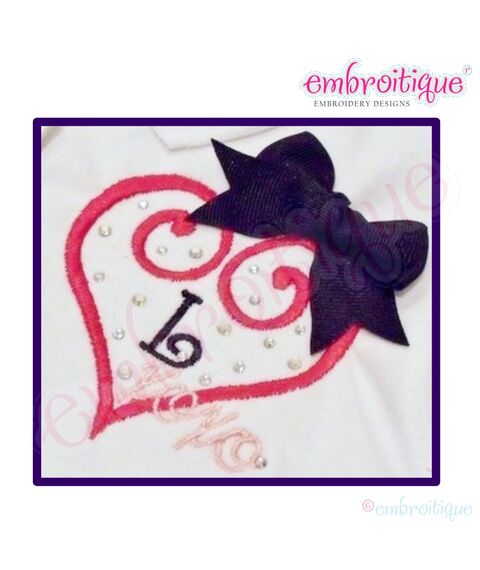 Valentine's Day Monogram Font Set, 2 image