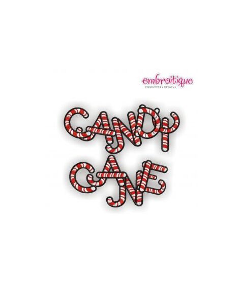 Candy Cane Monogram Font