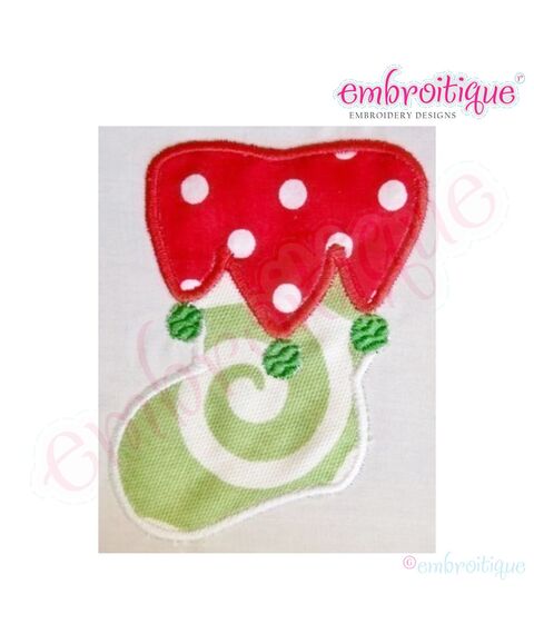 Christmas Stocking 2 Applique Design